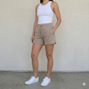 ALO Yoga Tan Athletic Shorts